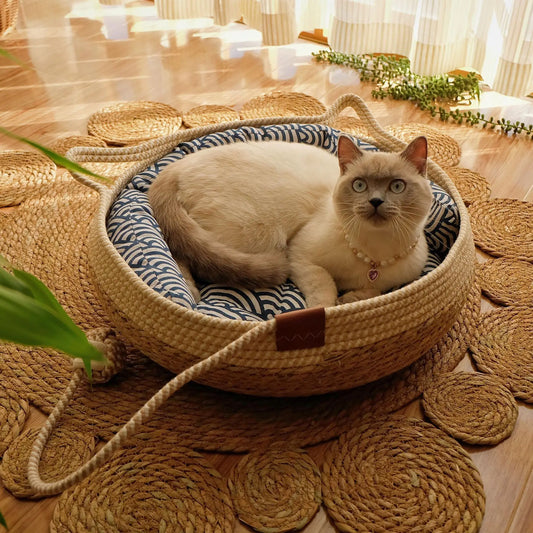 Panier | Osier Visuel Chat | Cozy Bed