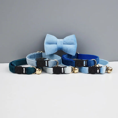 Collier | Noeud Papillon | 5 Teintes Bleues