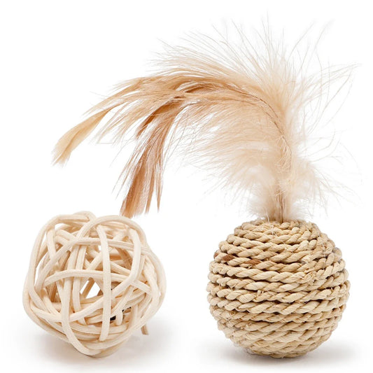 Jouet | Balle x2 | Rottin et Plume